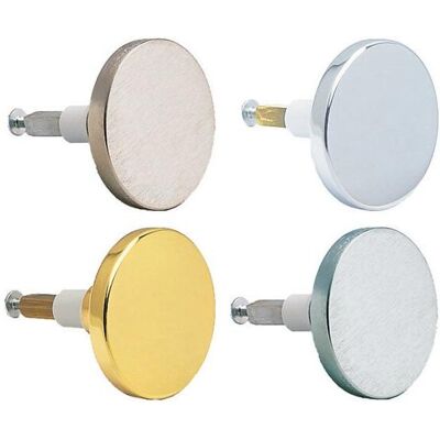 Mega - Mega - Ø55mm - Polished brass - Door knob - Publicité Mega - Mega - Ø55mm - Polished brass - Door knob - Publicité