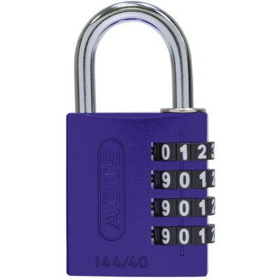 Abus, Cadenas, 144/40 purple Lock-Tag - Publicité Abus, Cadenas, 144/40 purple Lock-Tag - Publicité