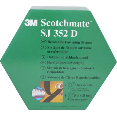 3M Bande velcro, Velcro 25mmx5m (25.40 mm) - Publicité 3M Bande velcro, Velcro 25mmx5m (25.40 mm) - Publicité