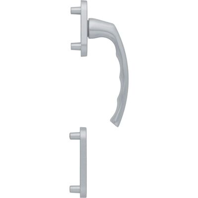 Hoppe - LIÈGE - argent anodisé - aluminium - poignée de porte - Publicité Hoppe - LIÈGE - argent anodisé - aluminium - poignée de porte - Publicité