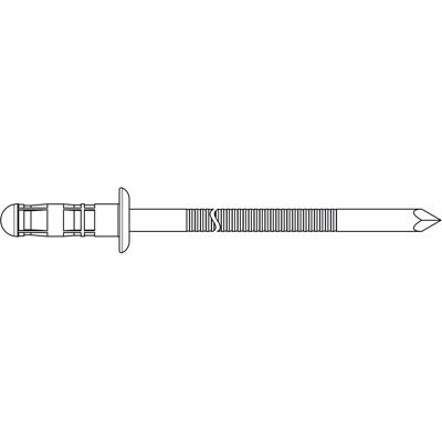 Rivets PolyBulb de grande tête pour matériaux sensibles - 4,8 x 16 mm - Publicité Rivets PolyBulb de grande tête pour matériaux sensibles - 4,8 x 16 mm - Publicité