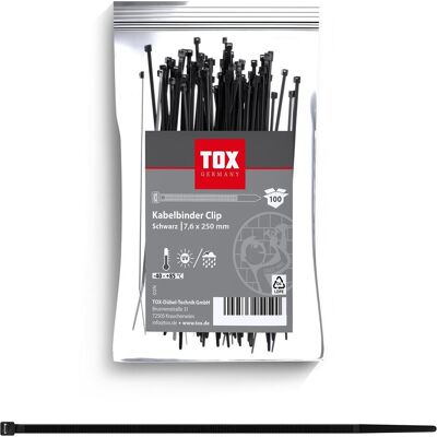 100 TOX Clip pour câbles noir - Clips pour câbles - Publicité 100 TOX Clip pour câbles noir - Clips pour câbles - Publicité