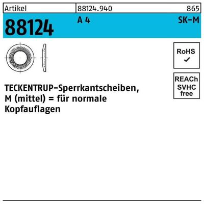 Teckentrup M 4x10,2 Sperrkantscheiben - Sperrkantscheiben - Publicité Teckentrup M 4x10,2 Sperrkantscheiben - Sperrkantscheiben - Publicité