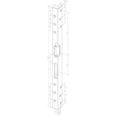 Assa Abloy, Connecteurs en bois, Gâche équerre de sécurité 312 Longueur 500 mm Épaisseur 2 mm Acier ducati or DIN gauche (1 pcs) - Publicité Assa Abloy, Connecteurs en bois, Gâche équerre de sécurité 312 Longueur 500 mm Épaisseur 2 mm Acier ducati or DIN gauche (1 pcs) - Publicité