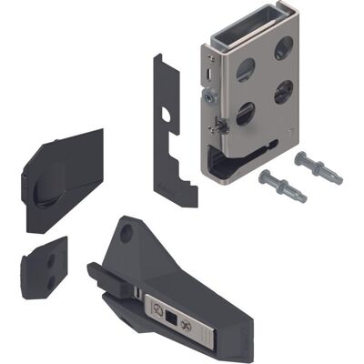 Blum, Ferrures de porte : accessoires, Set de fixation pour coulisses REVEGO duo - Publicité Blum, Ferrures de porte : accessoires, Set de fixation pour coulisses REVEGO duo - Publicité