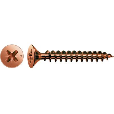 ABC Spax Viti Tsp Testa Svasata Piana A Croce Pozidriv Bronzata Diamètre 3,0 Mm Longueur 40 Mm Emballage 1.000 Pcs - Publicité ABC Spax Viti Tsp Testa Svasata Piana A Croce Pozidriv Bronzata Diamètre 3,0 Mm Longueur 40 Mm Emballage 1.000 Pcs - Publicité