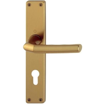 Ensemble Poignées de Porte en Aluminium Hoppe Birmingham - Cylindre Profil - Poussoir Carré 8mm - Publicité Ensemble Poignées de Porte en Aluminium Hoppe Birmingham - Cylindre Profil - Poussoir Carré 8mm - Publicité