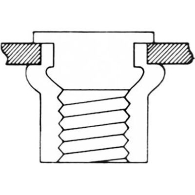 Magni, Rivets, Fortis Ecrou à sertir a 50pcs. M5x11,5mm - Publicité Magni, Rivets, Fortis Ecrou à sertir a 50pcs. M5x11,5mm - Publicité