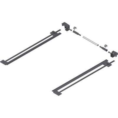 Blum, Coulisses de tiroirs, Stabilisation latérale TANDEM, longueur nominale jusqu'à 400mm, adaptée au 550H - Publicité Blum, Coulisses de tiroirs, Stabilisation latérale TANDEM, longueur nominale jusqu'à 400mm, adaptée au 550H - Publicité