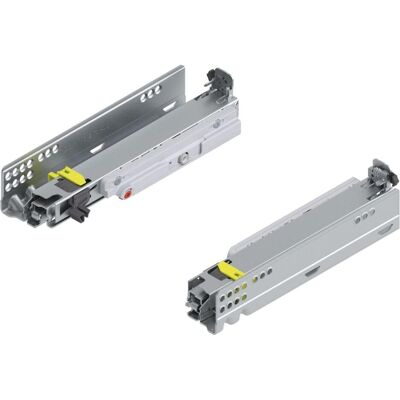 Blum, Coulisses de tiroirs, 760H2500T ZN sortie totale 40 kg, LN=250 - Publicité Blum, Coulisses de tiroirs, 760H2500T ZN sortie totale 40 kg, LN=250 - Publicité