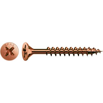 ABC Spax Viti Tsp Testa Svasata Piana A Croce Pozidriv Bronzata Diametro 4,5 Mm Lunghezza 70 Mm Confezione Da 500 Pz - Publicité ABC Spax Viti Tsp Testa Svasata Piana A Croce Pozidriv Bronzata Diametro 4,5 Mm Lunghezza 70 Mm Confezione Da 500 Pz - Publicité