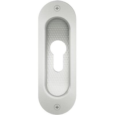 Cylindre de Profil FSB - Forme Ovale Acier Inoxydable pour Portes Coulissantes - PZ Fini Mat - Publicité Cylindre de Profil FSB - Forme Ovale Acier Inoxydable pour Portes Coulissantes - PZ Fini Mat - Publicité