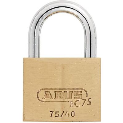 Abus, Cadenas, Cadenas à cylindre 75/40 gl.-7341 Largeur du corps de serrure 39,5 mm Laiton à fermeture identique - Publicité Abus, Cadenas, Cadenas à cylindre 75/40 gl.-7341 Largeur du corps de serrure 39,5 mm Laiton à fermeture identique - Publicité