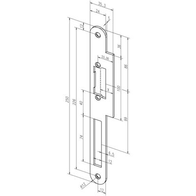 Assa Abloy, Ouverture et verrouillage de porte, Faceplate WITH BOLT 44 mm ProFix 2 LapEST -------66B35-01 - Publicité Assa Abloy, Ouverture et verrouillage de porte, Faceplate WITH BOLT 44 mm ProFix 2 LapEST -------66B35-01 - Publicité