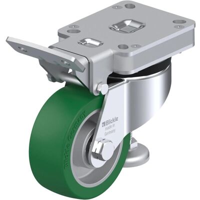 Blickle - HRLK-ALST - 100 mm - 100 x 85 mm - Caster wheel - Publicité Blickle - HRLK-ALST - 100 mm - 100 x 85 mm - Caster wheel - Publicité