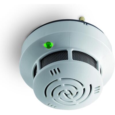 Assa Abloy, Ouverture et verrouillage de porte, Interrupteur de fumée ORS142 blanc HEKATRON DCRZ101----9010 (Intérieur) - Publicité Assa Abloy, Ouverture et verrouillage de porte, Interrupteur de fumée ORS142 blanc HEKATRON DCRZ101----9010 (Intérieur) - Publicité