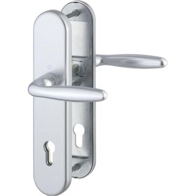 Hoppe VERONA - argent - 62-72 mm - PZ88 - Door handle set - Publicité Hoppe VERONA - argent - 62-72 mm - PZ88 - Door handle set - Publicité
