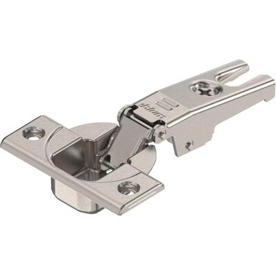 Blum, Quincaillerie pour meubles, MODUL Charnière de réfrigérateur pour portes traînantes 95°, avec ressort à visser - Publicité Blum, Quincaillerie pour meubles, MODUL Charnière de réfrigérateur pour portes traînantes 95°, avec ressort à visser - Publicité