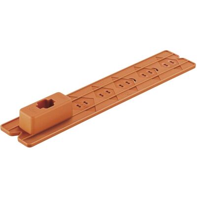 Blum, Coulisses de tiroirs, Carlbloxx Gabarit de perçage Boîte de fermeture pour Tandembox Plastique Orange - Publicité Blum, Coulisses de tiroirs, Carlbloxx Gabarit de perçage Boîte de fermeture pour Tandembox Plastique Orange - Publicité