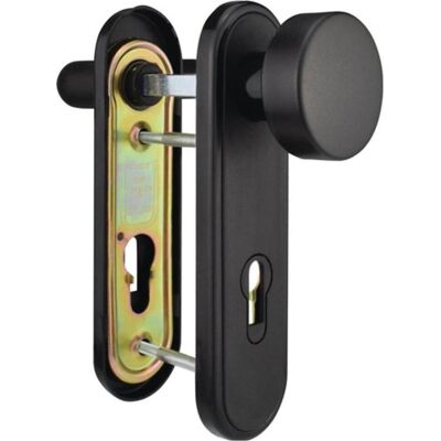 Bever Jeu de Poignées - Modèle 81PR - Résistant au Feu, Rond, Pour Portes 40-57mm - Publicité Bever Jeu de Poignées - Modèle 81PR - Résistant au Feu, Rond, Pour Portes 40-57mm - Publicité