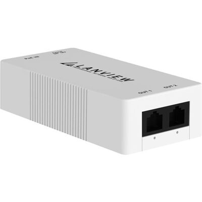 Lanview 100Mb POE Extender With, Injecteur PoE - Publicité Lanview 100Mb POE Extender With, Injecteur PoE - Publicité