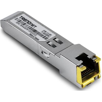 Trendnet 1000BASE-T Industrial SFP, Émetteur-récepteur, Argent - Publicité Trendnet 1000BASE-T Industrial SFP, Émetteur-récepteur, Argent - Publicité
