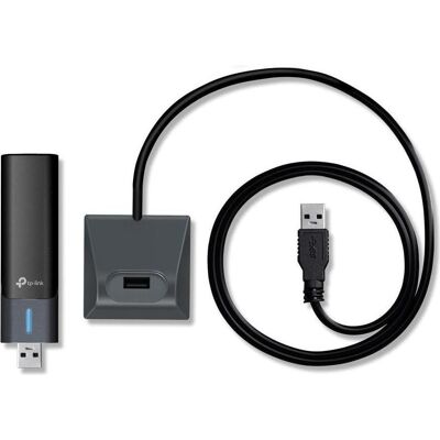 TP-Link AXE5400 Wi-Fi 6E Drahtloser USB-Adapter mit hoher Verstärkung (USB 3.0), Adaptateur réseau - Publicité TP-Link AXE5400 Wi-Fi 6E Drahtloser USB-Adapter mit hoher Verstärkung (USB 3.0), Adaptateur réseau - Publicité