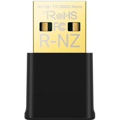 TP-Link Archer TX1800U Nano - AX1800 Nano Wi-Fi 6 USB Adapter (USB), Adaptateur réseau, Noir - Publicité TP-Link Archer TX1800U Nano - AX1800 Nano Wi-Fi 6 USB Adapter (USB), Adaptateur réseau, Noir - Publicité