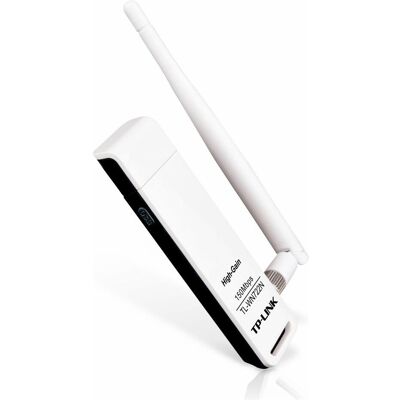 TP-Link Tl-Wn722n (USB 2.0), Adaptateur réseau, Noir, Blanc - Publicité TP-Link Tl-Wn722n (USB 2.0), Adaptateur réseau, Noir, Blanc - Publicité