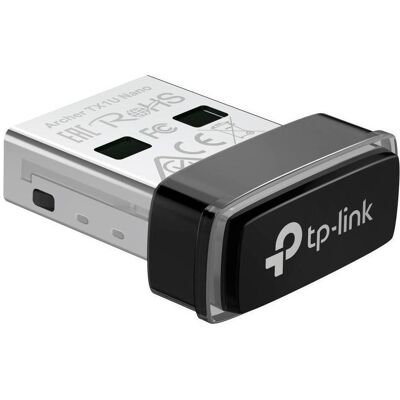 TP-Link AX300 Nano Wi-Fi 6 WLAN-USB-Adapter (USB 2.0), Adaptateur réseau - Publicité TP-Link AX300 Nano Wi-Fi 6 WLAN-USB-Adapter (USB 2.0), Adaptateur réseau - Publicité