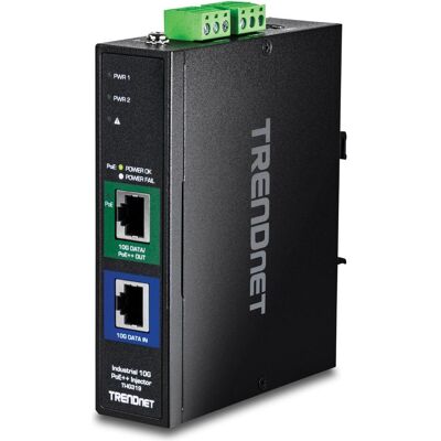 Trendnet Injecteur PoE Gigabit (802,3at (PoE+), 802,3bt (PoE+++), 802.3af (PoE), 120 W), Injecteur PoE - Publicité Trendnet Injecteur PoE Gigabit (802,3at (PoE+), 802,3bt (PoE+++), 802.3af (PoE), 120 W), Injecteur PoE - Publicité