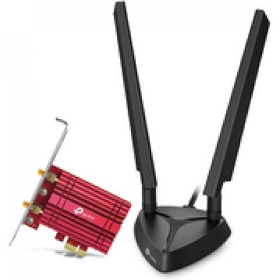 TP-Link Archer TXE75E (PCI-E x1), Adaptateur réseau, Noir, Rouge - Publicité TP-Link Archer TXE75E (PCI-E x1), Adaptateur réseau, Noir, Rouge - Publicité