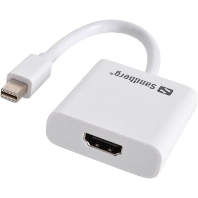 Sandberg Mini DP fermé, Adaptateur vidéo, Blanc - Publicité Sandberg Mini DP fermé, Adaptateur vidéo, Blanc - Publicité
