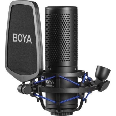 Boya BY-M1000 Pro - Condenser Studio Recording Microphone, Microphone - Publicité Boya BY-M1000 Pro - Condenser Studio Recording Microphone, Microphone - Publicité