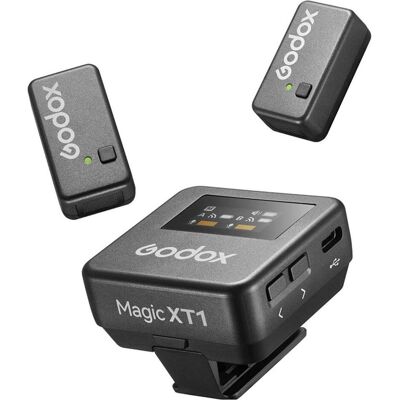 Godox 2,4 GHz Zweikanal-Drahtlosmikrofonsystem mit Kugelcharakteristik, Microphone - Publicité Godox 2,4 GHz Zweikanal-Drahtlosmikrofonsystem mit Kugelcharakteristik, Microphone - Publicité