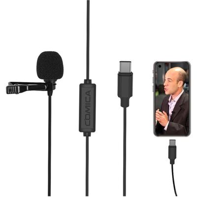 Comica CVM-V01SP (UC) Pin Microphone USB-C (2.5m) (16V01SPUC00000), Microphone - Publicité Comica CVM-V01SP (UC) Pin Microphone USB-C (2.5m) (16V01SPUC00000), Microphone - Publicité