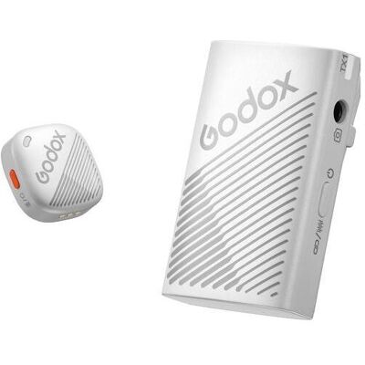 Godox Cube C Kit2 White 2.4GHz Wireless Microphone System, Microphone - Publicité Godox Cube C Kit2 White 2.4GHz Wireless Microphone System, Microphone - Publicité