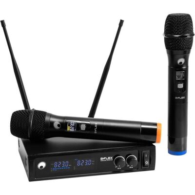 Omnitronic UHF E-FLEX 2, Funkmikrofon-System 823-832/863-865 MHz, Microphone - Publicité Omnitronic UHF E-FLEX 2, Funkmikrofon-System 823-832/863-865 MHz, Microphone - Publicité