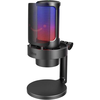 Microphone Fifine AmpliGame A8 avec Éclairage RGB - Microphone de Jeu pour PC/PS4/PS5 - Publicité Microphone Fifine AmpliGame A8 avec Éclairage RGB - Microphone de Jeu pour PC/PS4/PS5 - Publicité