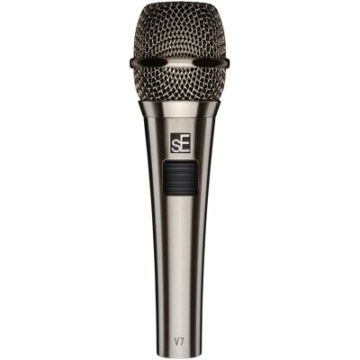 SE Electronics Microphone sE V7 PTTNI - Microphone supercardioïde, nickel brossé, Microphone - Publicité SE Electronics Microphone sE V7 PTTNI - Microphone supercardioïde, nickel brossé, Microphone - Publicité