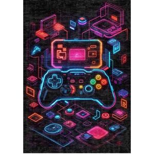 Bamyum, Tapis de jeu, Console Bedruckter Gaming Teppich Chenille-Druck Maschinell Hergestellt 80 x 150 cm (150 x 80 cm) - Publicité Bamyum, Tapis de jeu, Console Bedruckter Gaming Teppich Chenille-Druck Maschinell Hergestellt 80 x 150 cm (150 x 80 cm) - Publicité