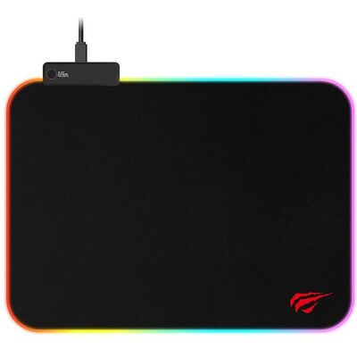 Tapis de souris gaming Havit RGB - 360x260mm - Noir - Publicité Tapis de souris gaming Havit RGB - 360x260mm - Noir - Publicité