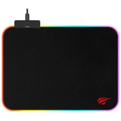 Tapis de souris gaming Havit RGB - 360x260mm - Noir - Publicité Tapis de souris gaming Havit RGB - 360x260mm - Noir - Publicité
