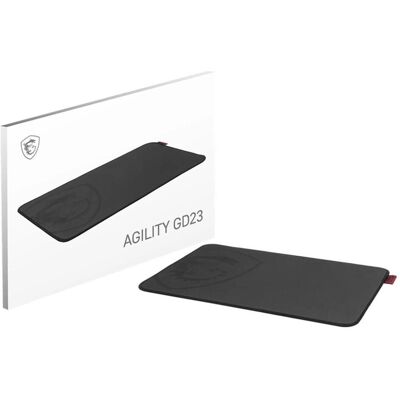 MSI AGILITY GD23 Gaming Mousepad, Tapis de souris, Noir - Publicité MSI AGILITY GD23 Gaming Mousepad, Tapis de souris, Noir - Publicité