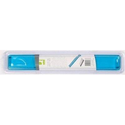 Q-Connect Repose-poignets transparent, Souris + clavier : accessoires, Bleu, Transparent - Publicité Q-Connect Repose-poignets transparent, Souris + clavier : accessoires, Bleu, Transparent - Publicité