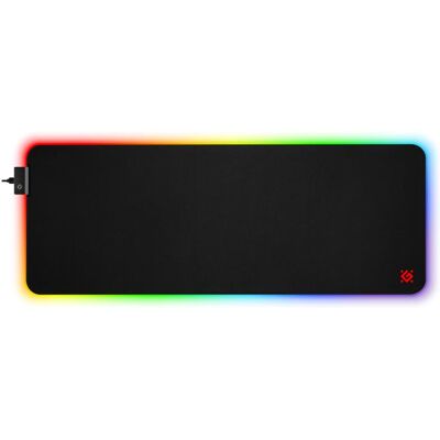 Tapis de souris Defender - 900x350mm Rétroéclairage LED RGB - Publicité Tapis de souris Defender - 900x350mm Rétroéclairage LED RGB - Publicité