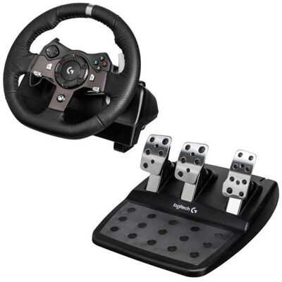 Logitech G G920 Driving Force (Xbox, PC) (PC, Xbox One S, Xbox One X, Xbox Series S, Xbox Series X), Manette, Noir - Publicité Logitech G G920 Driving Force (Xbox, PC) (PC, Xbox One S, Xbox One X, Xbox Series S, Xbox Series X), Manette, Noir - Publicité