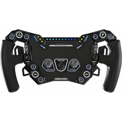 Soelpec Spectra LT Lenkrad - basalt (PC), Manette, Bleu, Noir - Publicité Soelpec Spectra LT Lenkrad - basalt (PC), Manette, Bleu, Noir - Publicité