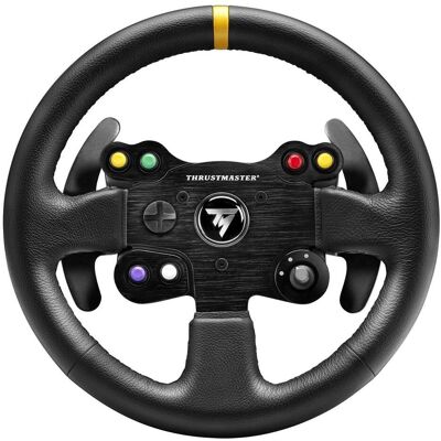 Thrustmaster Ajout de roues TM Cuir 28 GT (PC, PS3, PS4, Xbox One S, Xbox One X, Xbox Series S, Xbox Series X), Manette, Noir - Publicité Thrustmaster Ajout de roues TM Cuir 28 GT (PC, PS3, PS4, Xbox One S, Xbox One X, Xbox Series S, Xbox Series X), Manette, Noir - Publicité