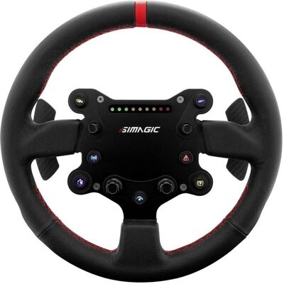 Volant de course Simagic GTS en cuir - Contrôleur de jeu - Publicité Volant de course Simagic GTS en cuir - Contrôleur de jeu - Publicité